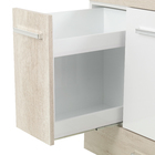 Gabinete para Banheiro Madri II 59,5x80,2x40,2cm Mezzo Blanco Darabas Agardi