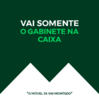 Gabinete Para Banheiro Mariana 80 Com Pés - Fabribam Nude/cat