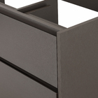 Gabinete para Banheiro Marselha Inox MDF 100X43X50 Bongut