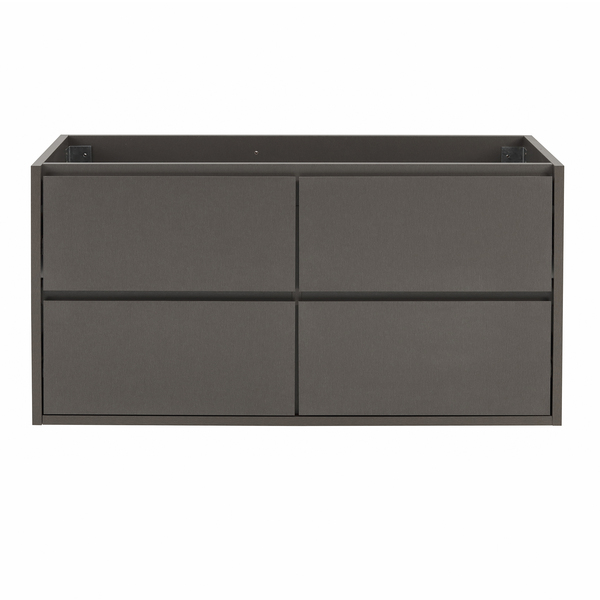 Gabinete para Banheiro Marselha Inox MDF 100X43X50 Bongut