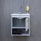 Gabinete Para Banheiro Mdf Sem Espelho Com Cuba 40cm Varese R