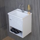 Gabinete Para Banheiro Mdf Sem Espelho Com Cuba 40cm Varese R