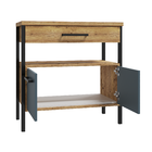 Gabinete para Banheiro Munique 80 Azul Petróleo s/Cuba Darabas Agardi