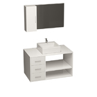 Gabinete para Banheiro Nairóbi 47x80x45cm Branco Venturi