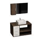 Gabinete para Banheiro Nairóbi 47x80x45cm Molinara Venturi