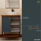 Gabinete Para Banheiro Nordic 60cm Parte De Baixo Sem Cuba