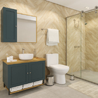 Gabinete para Banheiro Nordic 80x44,25x71,5cm Petróleo Mazzu
