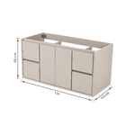 Gabinete para Banheiro Paris Granile MDF 100X43X50 Bongut