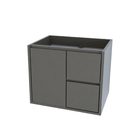 Gabinete para Banheiro Paris Inox MDF 60X43X50 Bongut