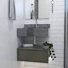 Gabinete para Banheiro Provença Inox MDF 60X43X30 Bongut