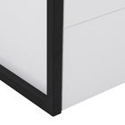 Gabinete para Banheiro com Cuba Quadri 80x38cm Branco Sensea