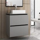 Gabinete Para Banheiro Sem Cuba 60cm Urban Móveis Bosi Argent