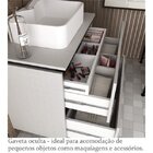 Gabinete Para Banheiro Sem Cuba 60cm Urban Móveis Bosi Argent