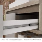 Gabinete Para Banheiro Sem Cuba 80cm Malbec Móveis Bosi Barri