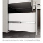 Gabinete Para Banheiro Sem Cuba 80cm Urban  Argento/preto