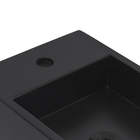 Gabinete para Banheiro Steel 50X40X30cm Preto Fosco Venturi