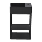 Gabinete para Banheiro Steel 50X40X30cm Preto Fosco Venturi