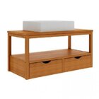 Gabinete Para Banheiro Suspenso 2 Gavetas Sem Cuba Hector  Ja