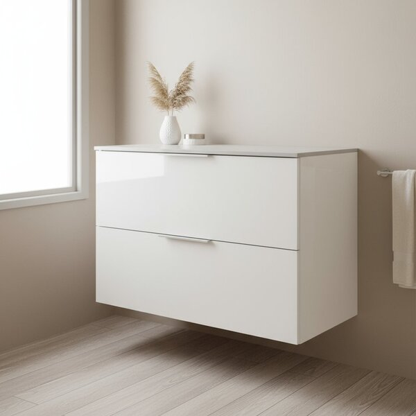 Gabinete Para Banheiro Suspenso 3 Gavetas Sem Cuba Pietra Bra