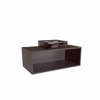 Gabinete Para Banheiro Suspenso 80cm Alice Com Balcão 2 Gavet