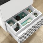 Gabinete Para Banheiro Suspenso 80cm Sem Lavatório  Branco/mo