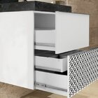 Gabinete Para Banheiro Suspenso 80cm Sem Lavatório  Branco/mo