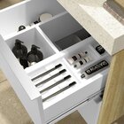 Gabinete Para Banheiro Suspenso 80cm Sem Lavatório  Wood/bran