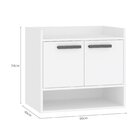 Gabinete Para Banheiro Suspenso Atenas Branco