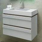 Gabinete Para Banheiro Suspenso Com Cuba E Espelheira Grécia