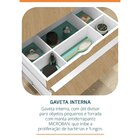 Gabinete Para Banheiro Suspenso Liso 60cm Sem Lavatório Wood