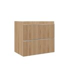 Gabinete Para Banheiro Suspenso Ripy 60cm Sem Lavatório Wood