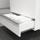 Gabinete Para Banheiro Suspenso Slim 60cm  Branco/branco