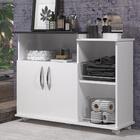 Gabinete Para Banheiro Tampo Preto 2 Portas Balcão Chão