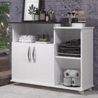 Gabinete Para Banheiro Tampo Preto 2 Portas De Chão