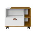 Gabinete Para Banheiro Toquio Com Rodizios 1 Gaveta E Nichos