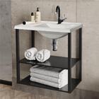 Gabinete Para Banherio Industrial Com Cuba Yara Branco