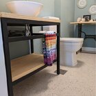 Gabinete Para Lavabo Industrial 80x50x75alt Com 1 Prateleira