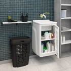 Gabinete Para Lavanderia Com Tanque Branco 01 Porta + Torneir