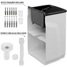 Gabinete Para Lavanderia Com Tanque Preto 01 Porta + Torneira