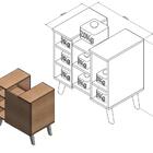 Gabinete Para Pia De Banheiro Bac5000 Branco Apt Milani Store