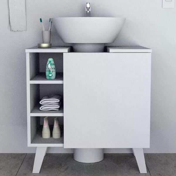 Para Pia De Banheiro Bac5000 Branco Apt Milani Store Leroy