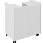 Gabinete Para Pia De Coluna Eccos Branco Com Genova Ripado