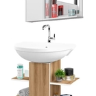 Gabinete Para Pia De Coluna Mark Com Espelheira Genova