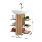 Gabinete Pia De Coluna Mark Freijó/branco - Potenza