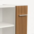 Gabinete Premium Para Banheiro Acoplado Com Prateleiras - Jm3