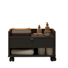 Gabinete Prisma Para Banheiro Com Nicho Uma Gaveta E Pés Em R