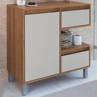 Gabinete Suspenso 1 Porta E 2 Gavetas 80 Cm Bl2001 Faem