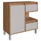 Gabinete Suspenso 1 Porta E 2 Gavetas 80 Cm Bl2001 Faem