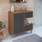 Gabinete Suspenso 1 Porta E 2 Gavetas 80 Cm Bl2001 Faem