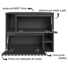 Gabinete Suspenso 2 Portas Basculantes 75 Cm Bl1000 Faem